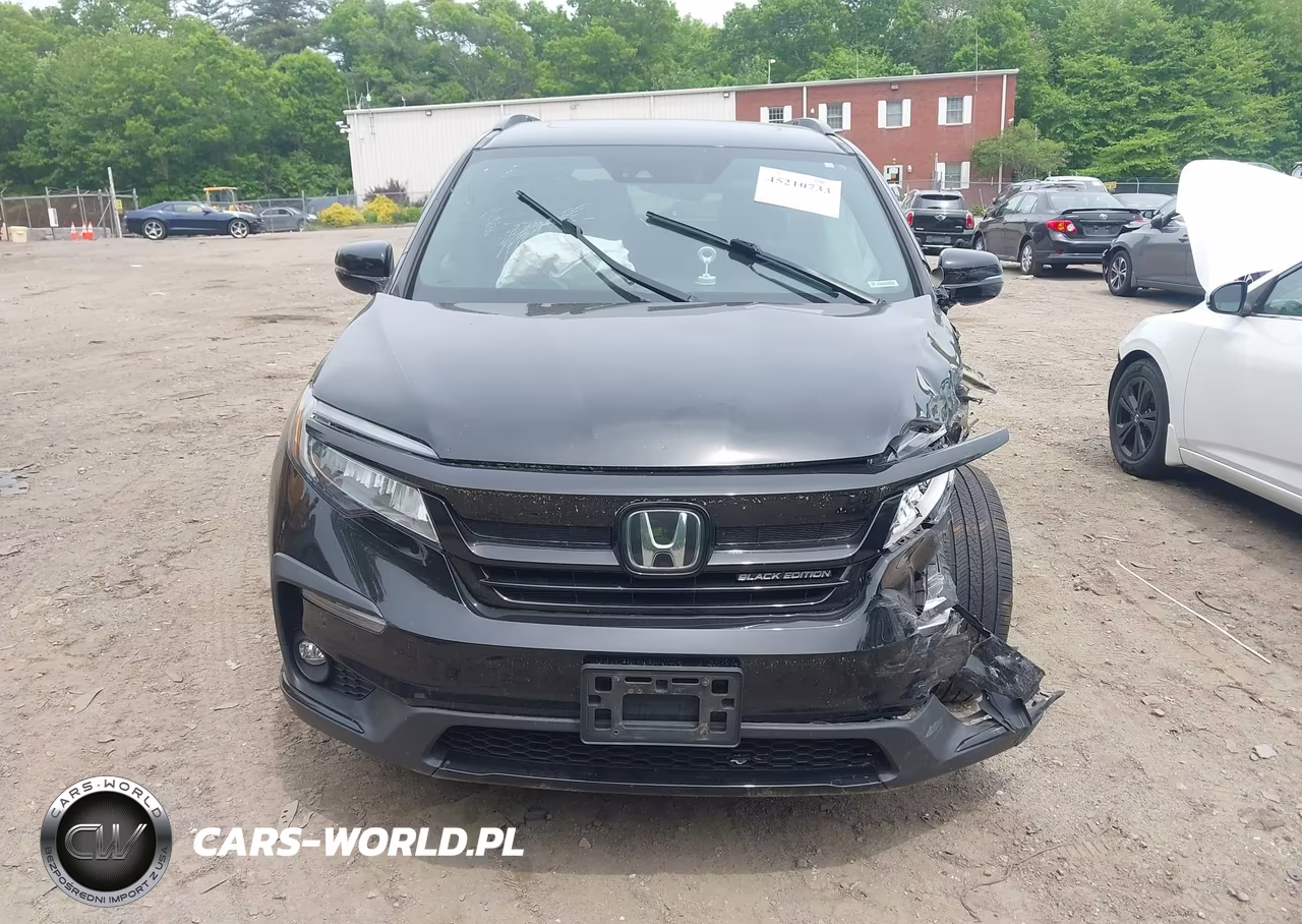 2021 Honda Pilot Awd Black Edition VIN:5FNYF6H71MB048958 - 12