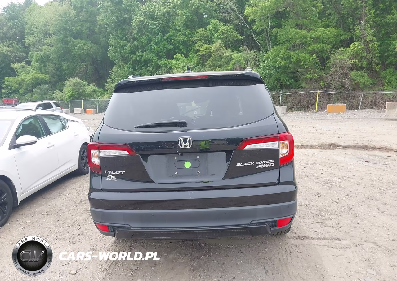 2021 Honda Pilot Awd Black Edition VIN:5FNYF6H71MB048958 - 16