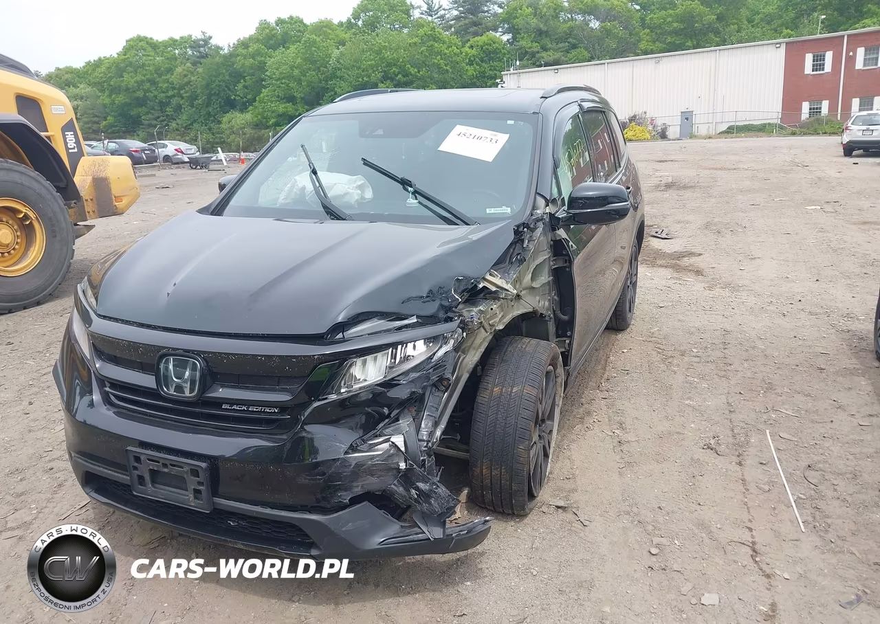 2021 Honda Pilot Awd Black Edition VIN:5FNYF6H71MB048958 - 2