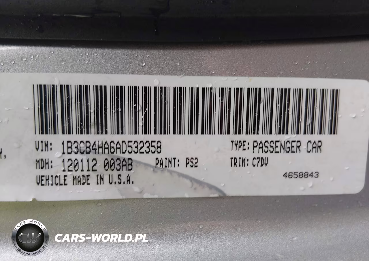 2010 Dodge Caliber Sxt VIN:1B3CB4HA6AD532358 - 9