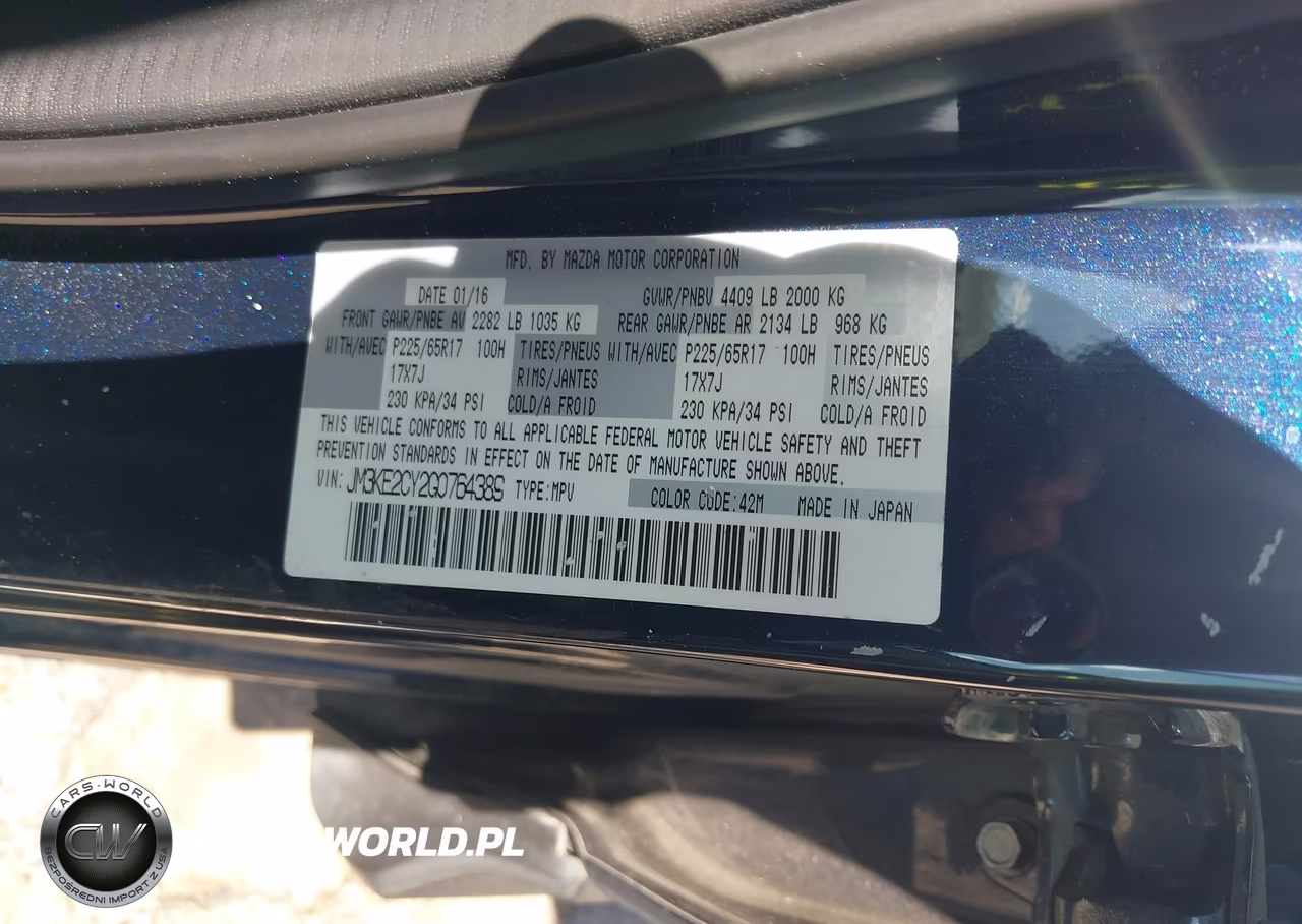 2016 Mazda Cx-5 Touring VIN:JM3KE2CY2G0764389 - 9