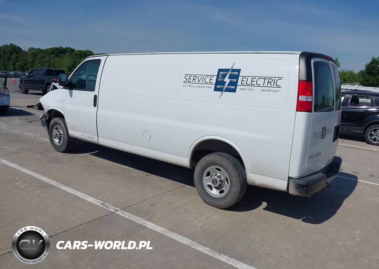 2023 GMC Savana Cargo Rwd 3500 Extended Wheelbase Work Van VIN:1GTZ7HFP4P1104159 - 3