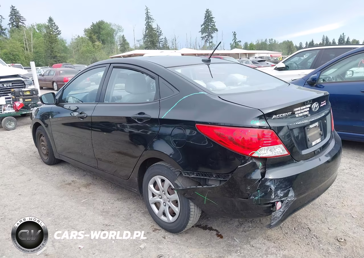 2012 Hyundai Accent Gls VIN:KMHCT4AEXCU073441 - 3