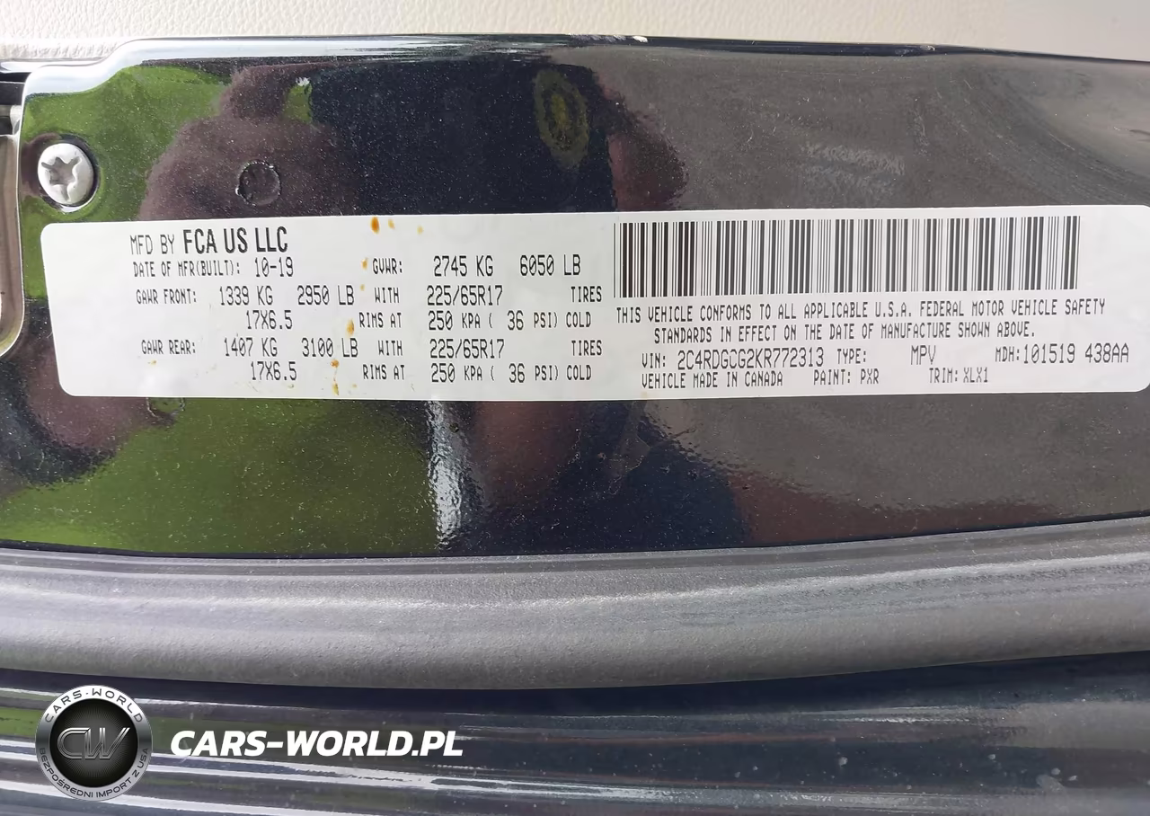 2019 Dodge Grand Caravan Sxt VIN:2C4RDGCG2KR772313 - 9