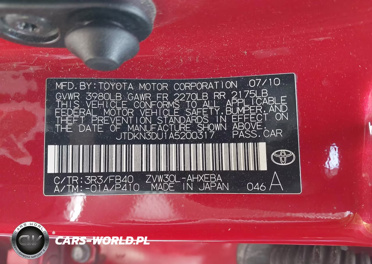 2010 Toyota Prius Iii VIN:JTDKN3DU1A5200317 - 9