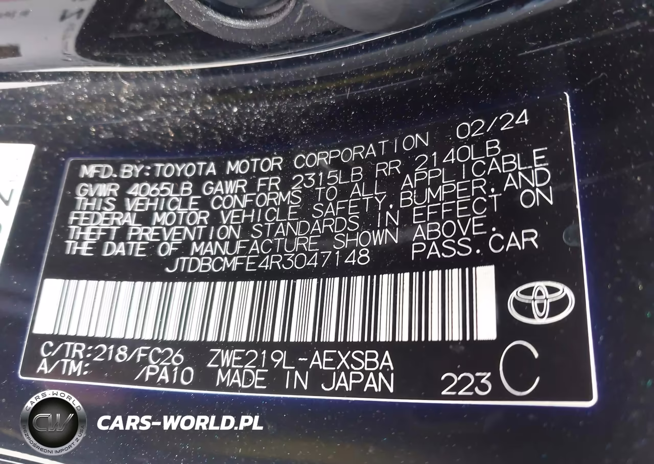 2024 Toyota Corolla Hybrid Nightshade Edition VIN:JTDBCMFE4R3047148 - 9
