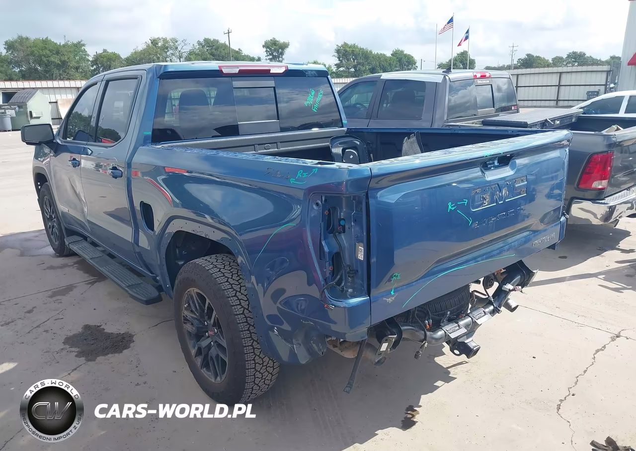2025 GMC Sierra 1500 4Wd Short Box Elevation With 3Sb VIN:1GTUUCED9SZ278199 - 3