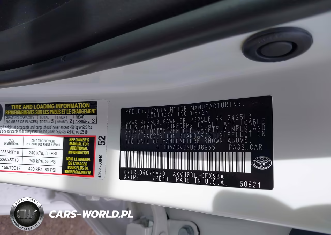 2025 Toyota Camry Se VIN:4T1DAACK2SU506955 - 9