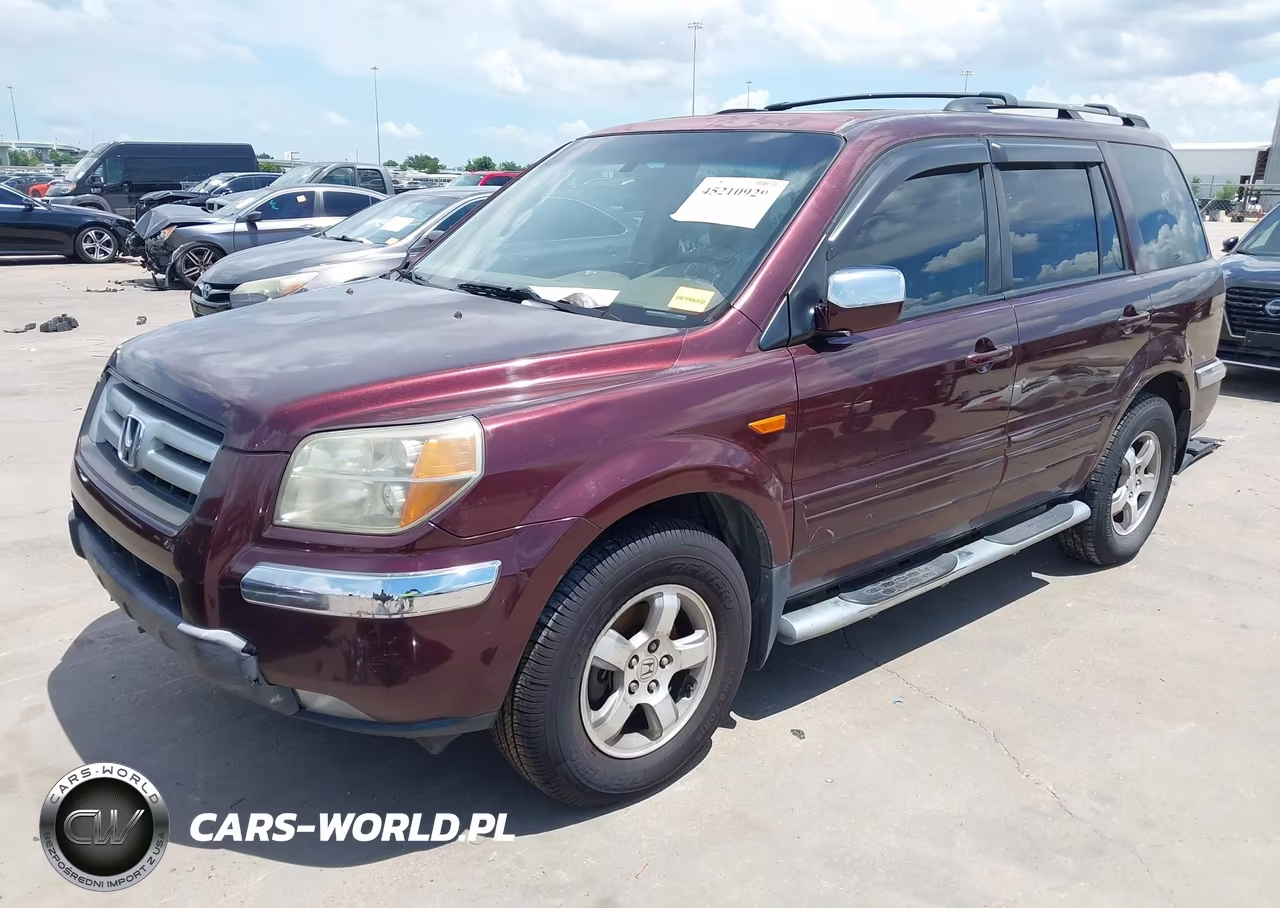 2008 Honda Pilot Ex-L VIN:5FNYF28608B000521 - 2