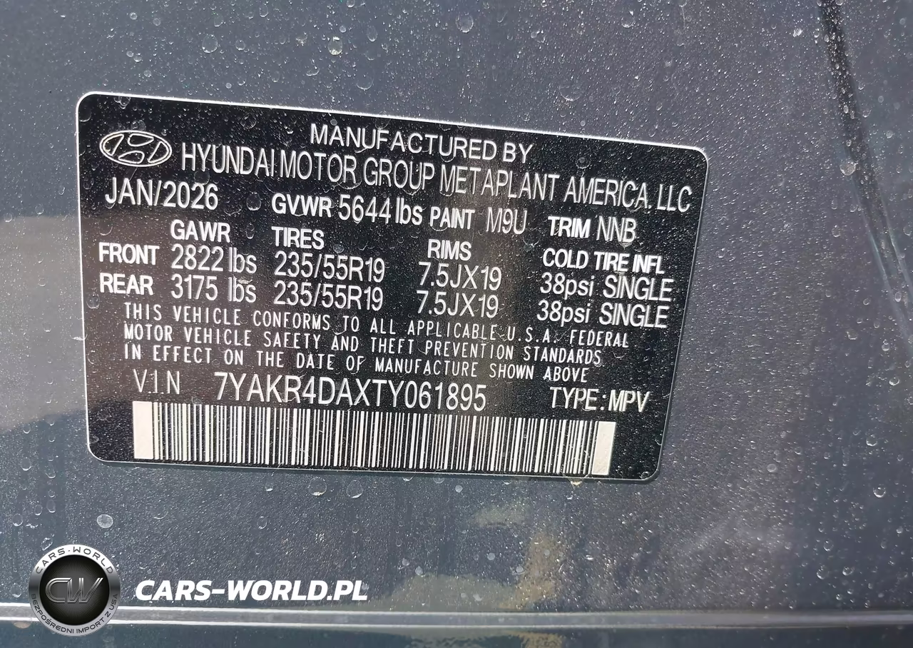 2026 Hyundai Ioniq 5 Limited VIN:7YAKR4DAXTY061895 - 9