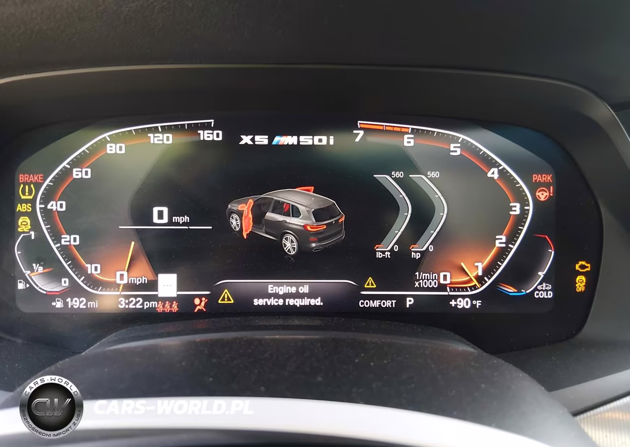 2021 BMW X5 M50I VIN:5UXJU4C00M9F30368 - 7
