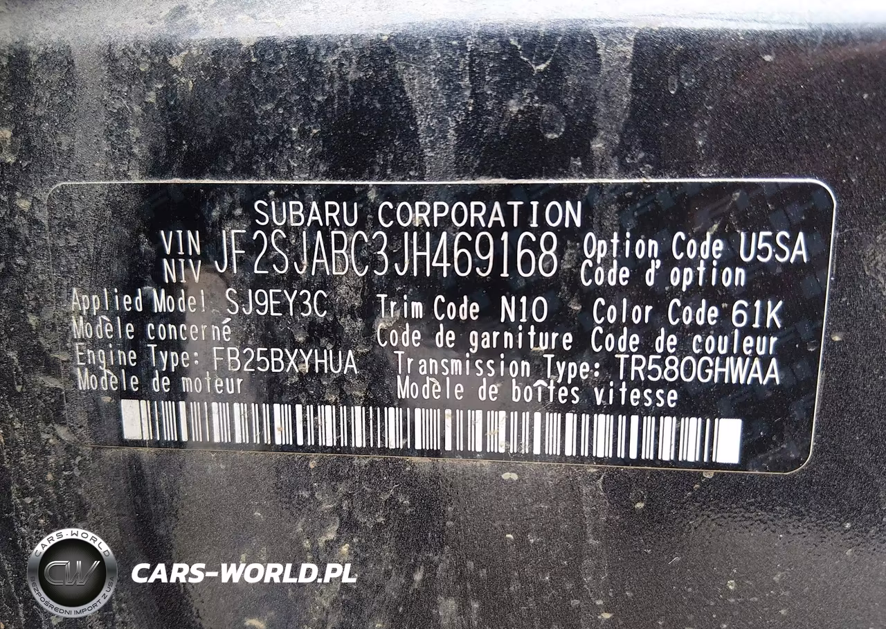 2018 Subaru Forester 2.5I VIN:JF2SJABC3JH469168 - 9