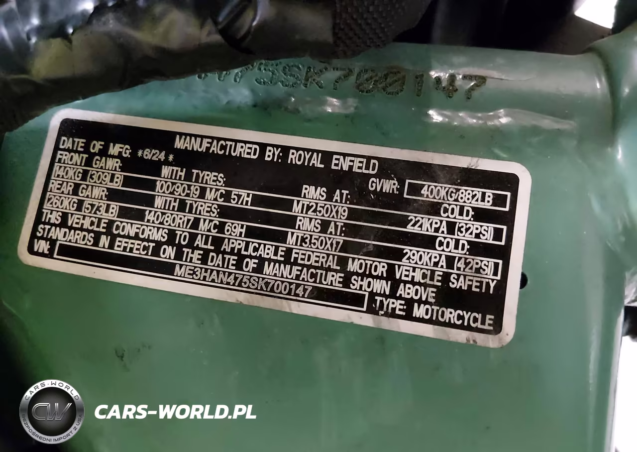 2025 Royal Enfield Motors Bear 650 VIN:ME3HAN475SK700147 - 10
