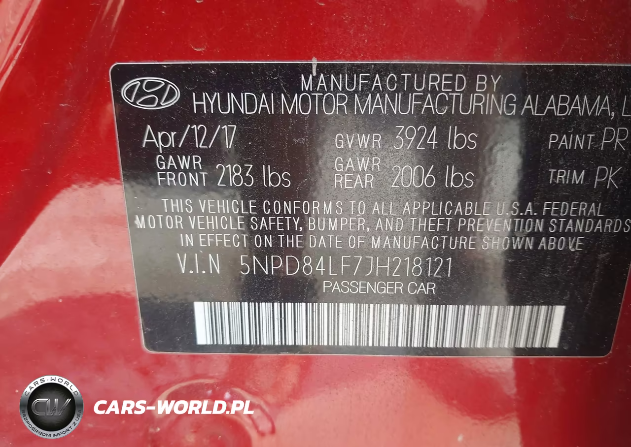 2018 Hyundai Elantra Sel VIN:5NPD84LF7JH218121 - 9