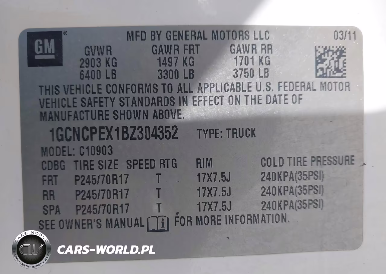 2011 Chevrolet Silverado 1500 Work Truck VIN:1GCNCPEX1BZ304352 - 9
