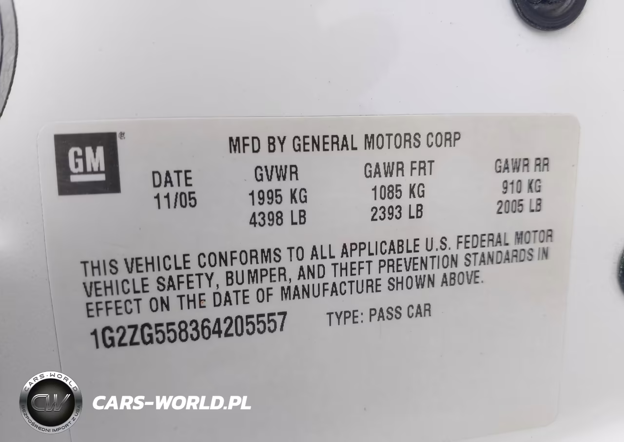 2006 Pontiac G6 VIN:1G2ZG558364205557 - 9