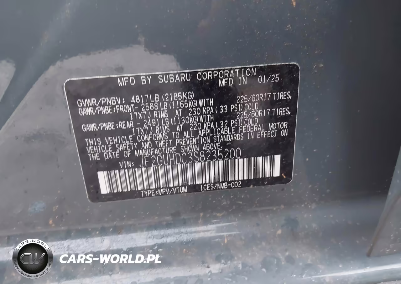 2025 Subaru Crosstrek Premium VIN:JF2GUHDC3S8235200 - 9