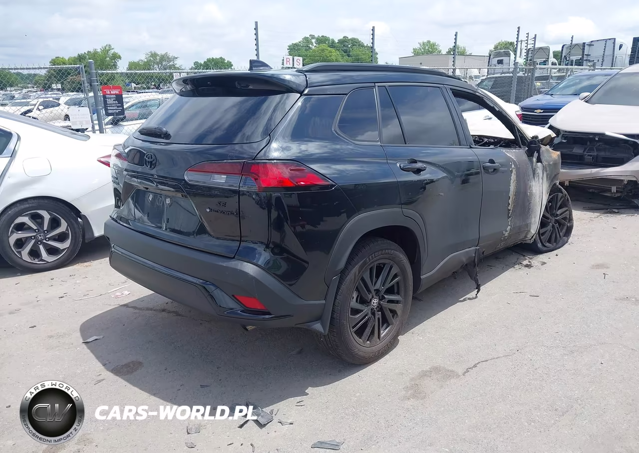 2025 Toyota Corolla Cross Hybrid Nightshade Edition VIN:7MUFBABG7SV074123 - 4