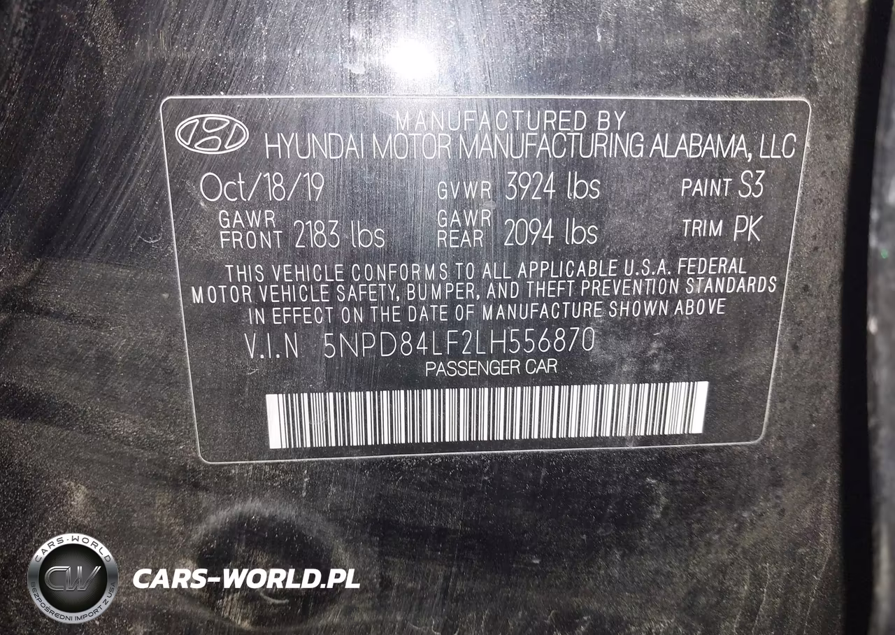 2020 Hyundai Elantra Sel VIN:5NPD84LF2LH556870 - 9