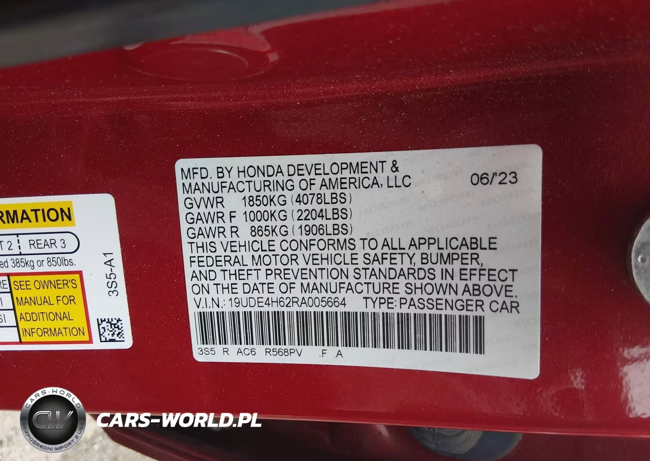 2024 Acura Integra A-Spec Technology VIN:19UDE4H62RA005664 - 9