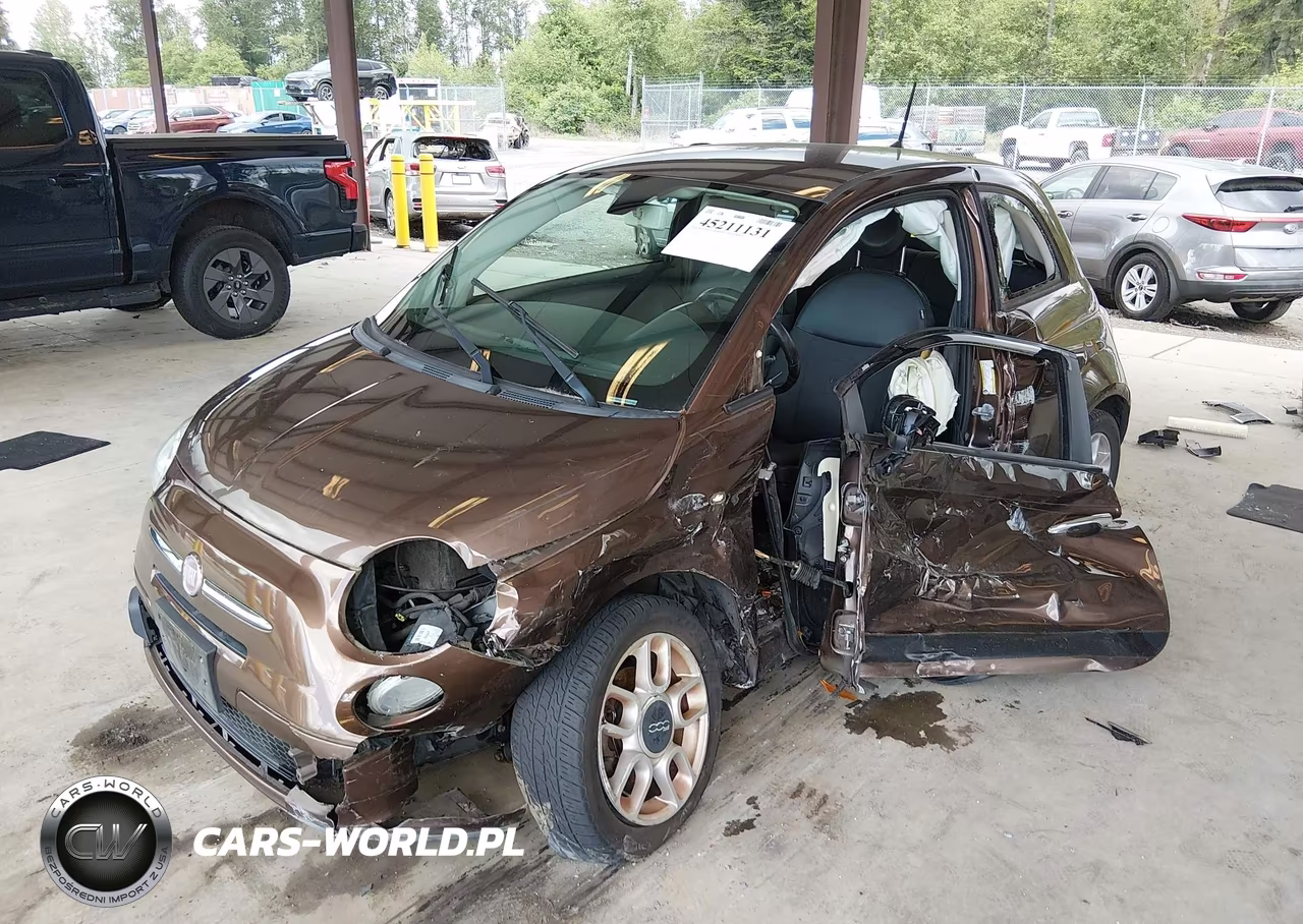 2012 Fiat 500 Pop VIN:3C3CFFAR4CT277614 - 2