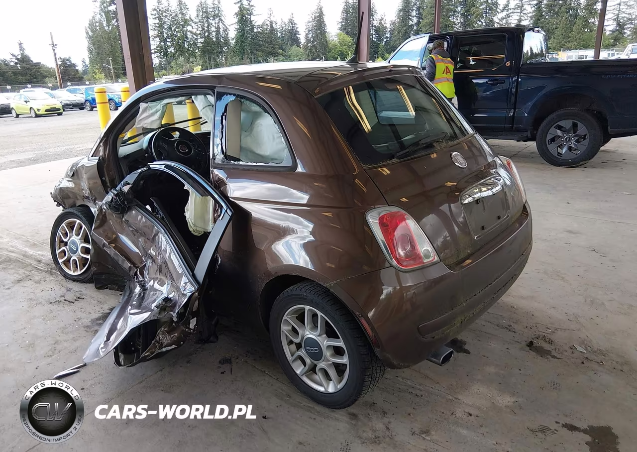 2012 Fiat 500 Pop VIN:3C3CFFAR4CT277614 - 3