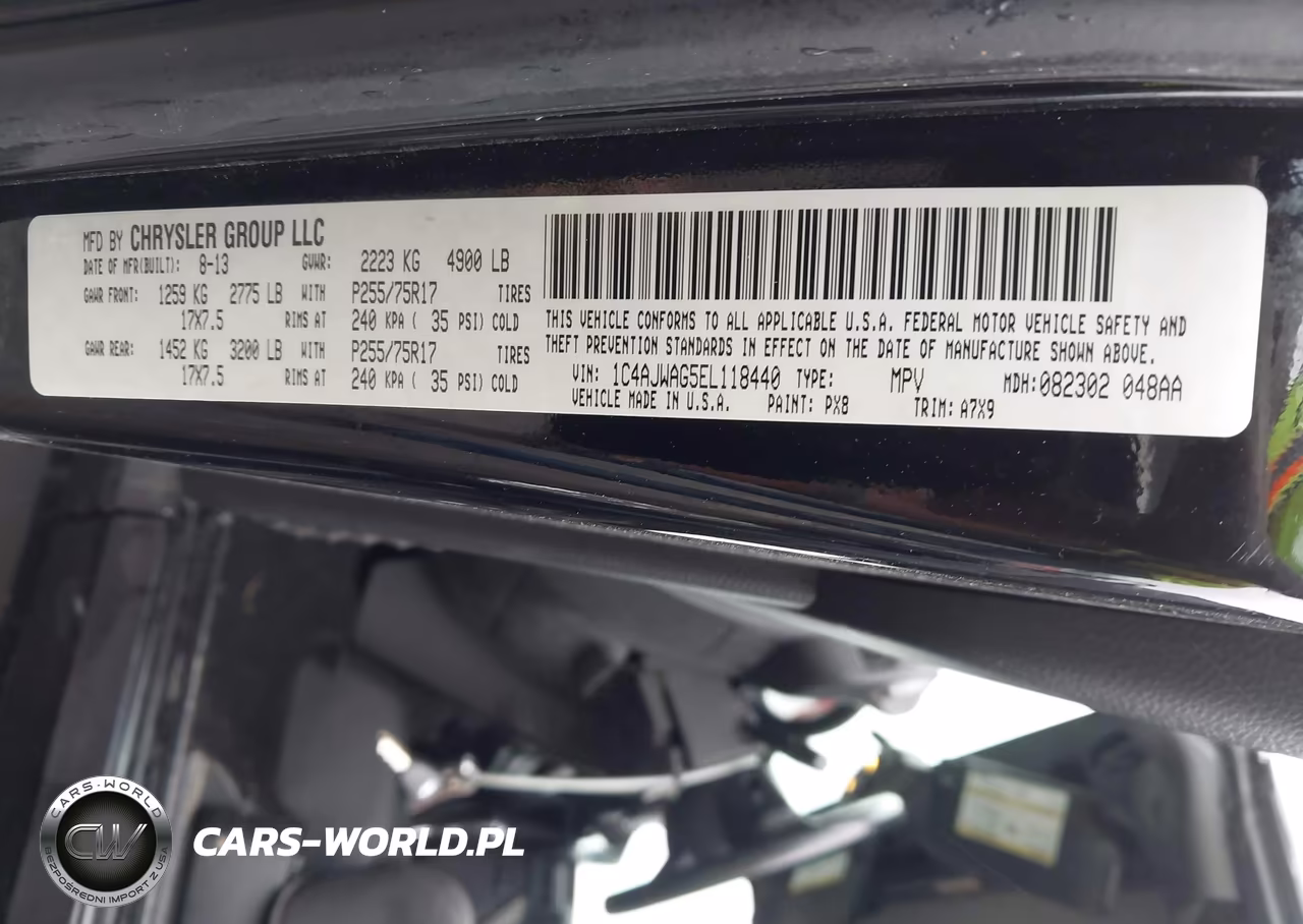 2014 Jeep Wrangler Sport VIN:1C4AJWAG5EL118440 - 9