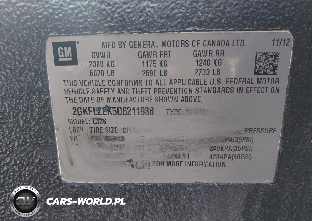 2013 GMC Terrain Denali VIN:2GKFLZEK5D6211938 - 9
