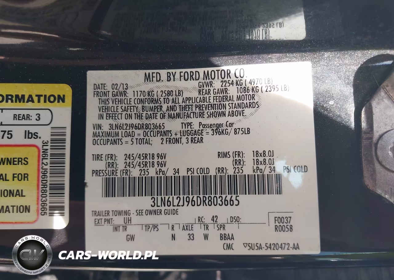 2013 Lincoln Mkz VIN:3LN6L2J96DR803665 - 9