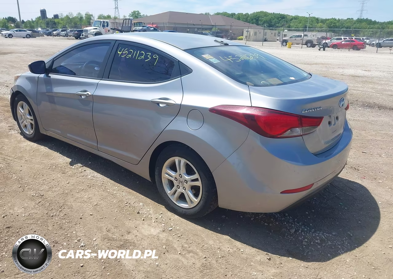 2016 Hyundai Elantra Se VIN:5NPDH4AEXGH705560 - 3