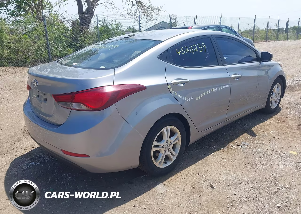 2016 Hyundai Elantra Se VIN:5NPDH4AEXGH705560 - 4