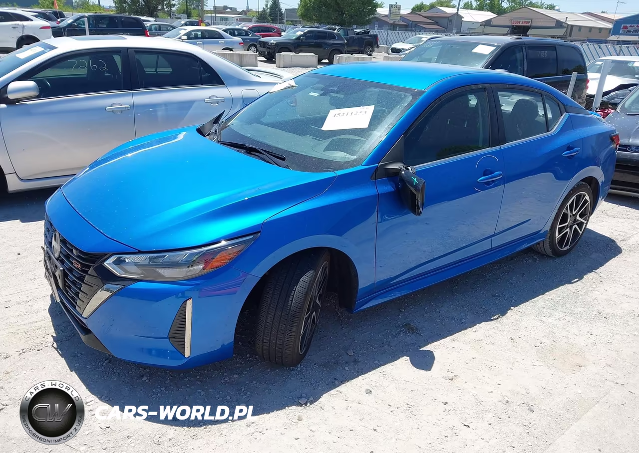 2025 Nissan Sentra Sr VIN:3N1AB8DV0SY206773 - 2