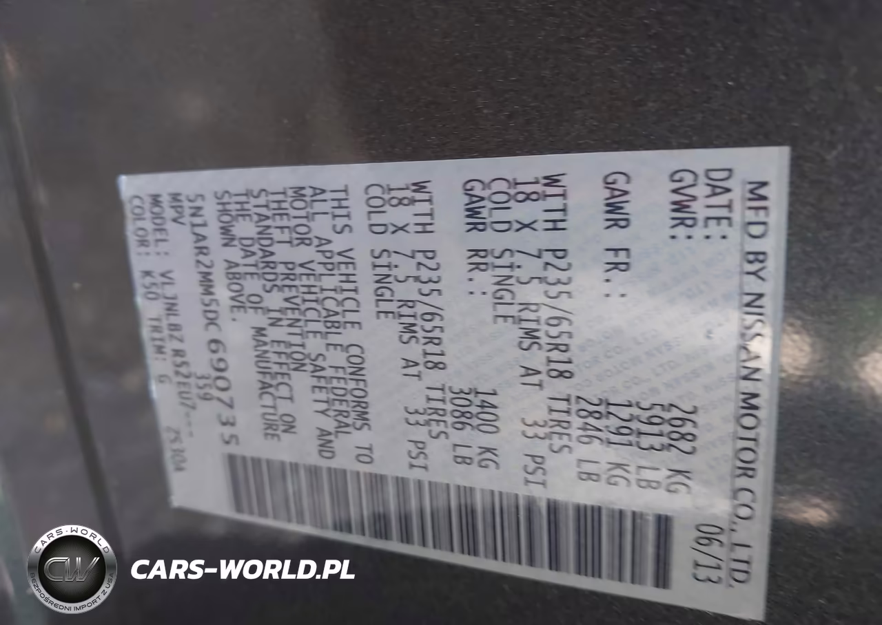 2013 Nissan Pathfinder S VIN:5N1AR2MM5DC690735 - 9
