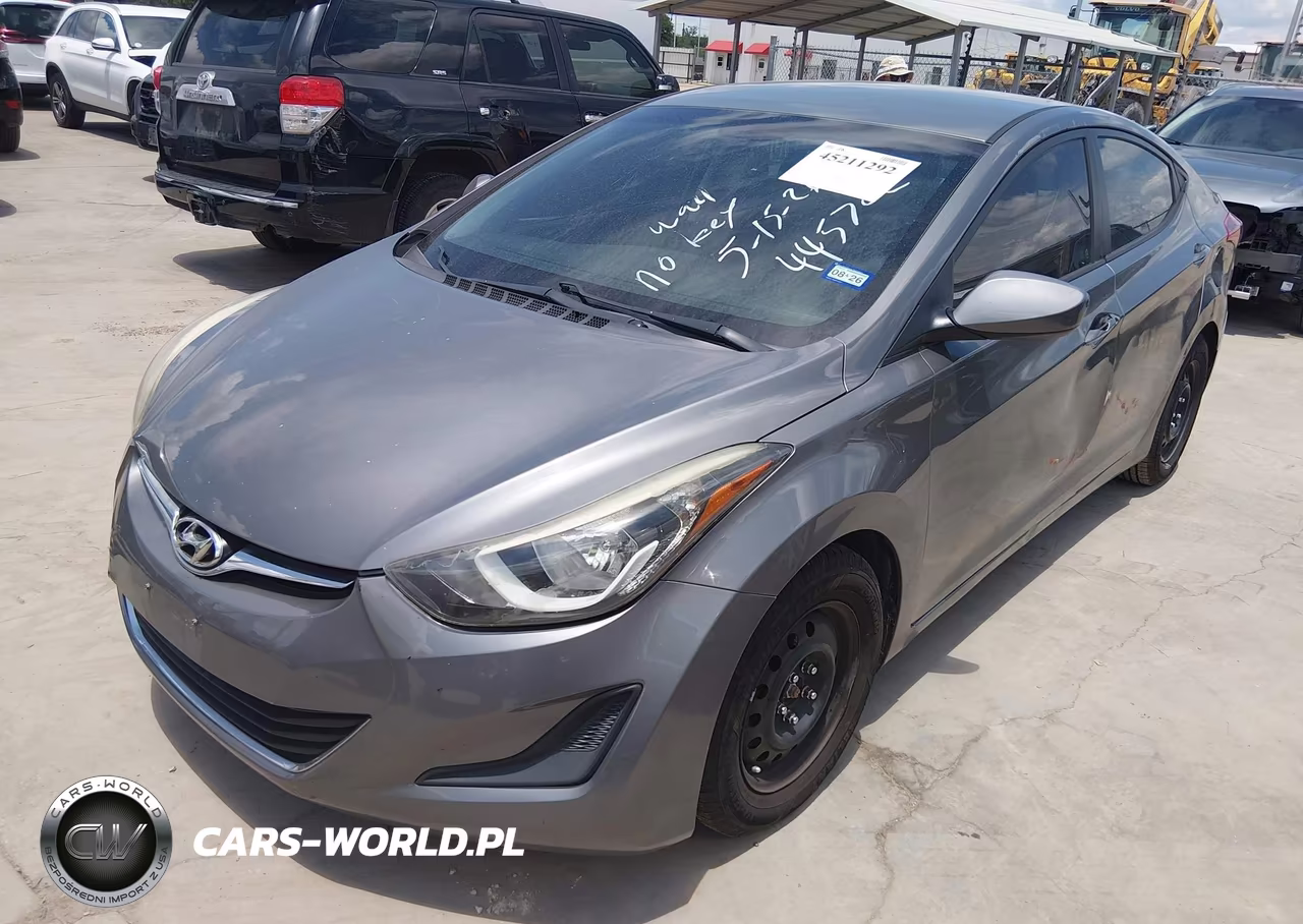 2014 Hyundai Elantra Se VIN:5NPDH4AE8EH467527 - 2