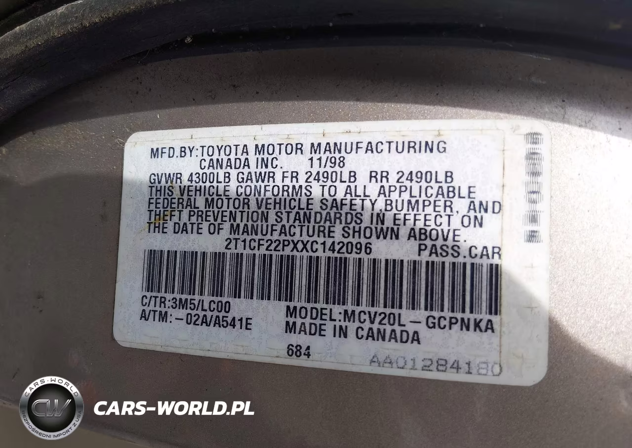 2000 Toyota Camry Solara Se V6 VIN:2T1CF22PXYC281498 - 9