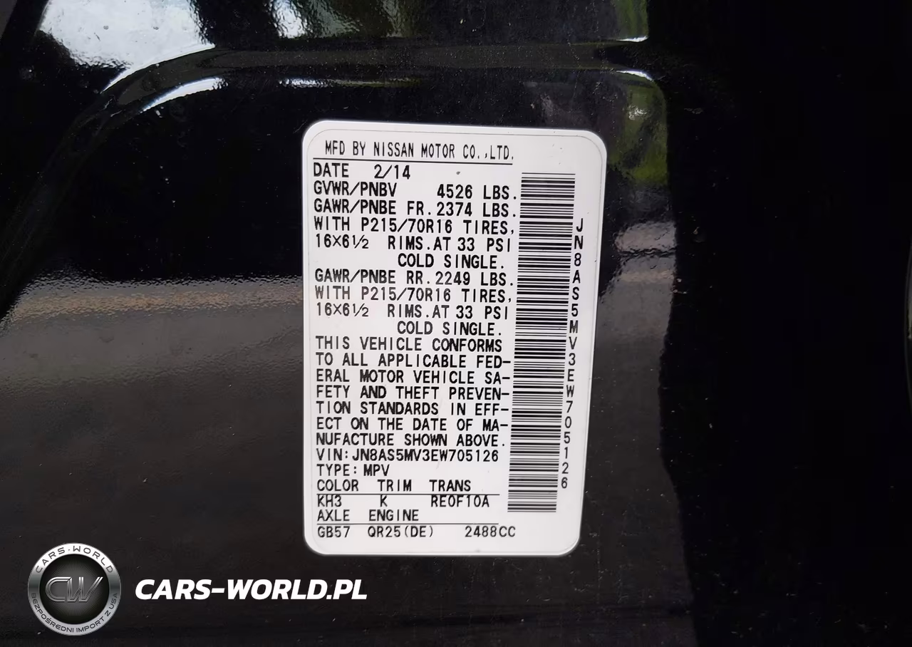 2014 Nissan Rogue Select S VIN:JN8AS5MV3EW705126 - 9