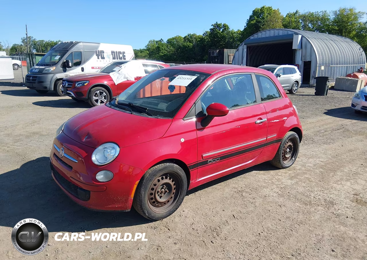 2013 Fiat 500 Pop VIN:3C3CFFAR7DT709484 - 2