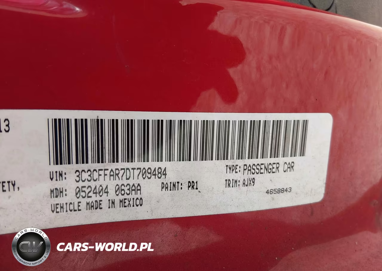 2013 Fiat 500 Pop VIN:3C3CFFAR7DT709484 - 9