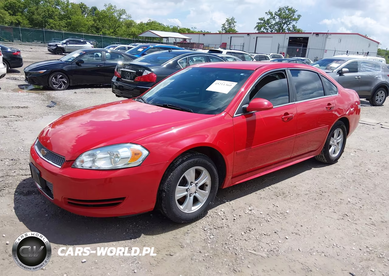 2012 Chevrolet Impala Ls VIN:2G1WA5E37C1205226 - 2