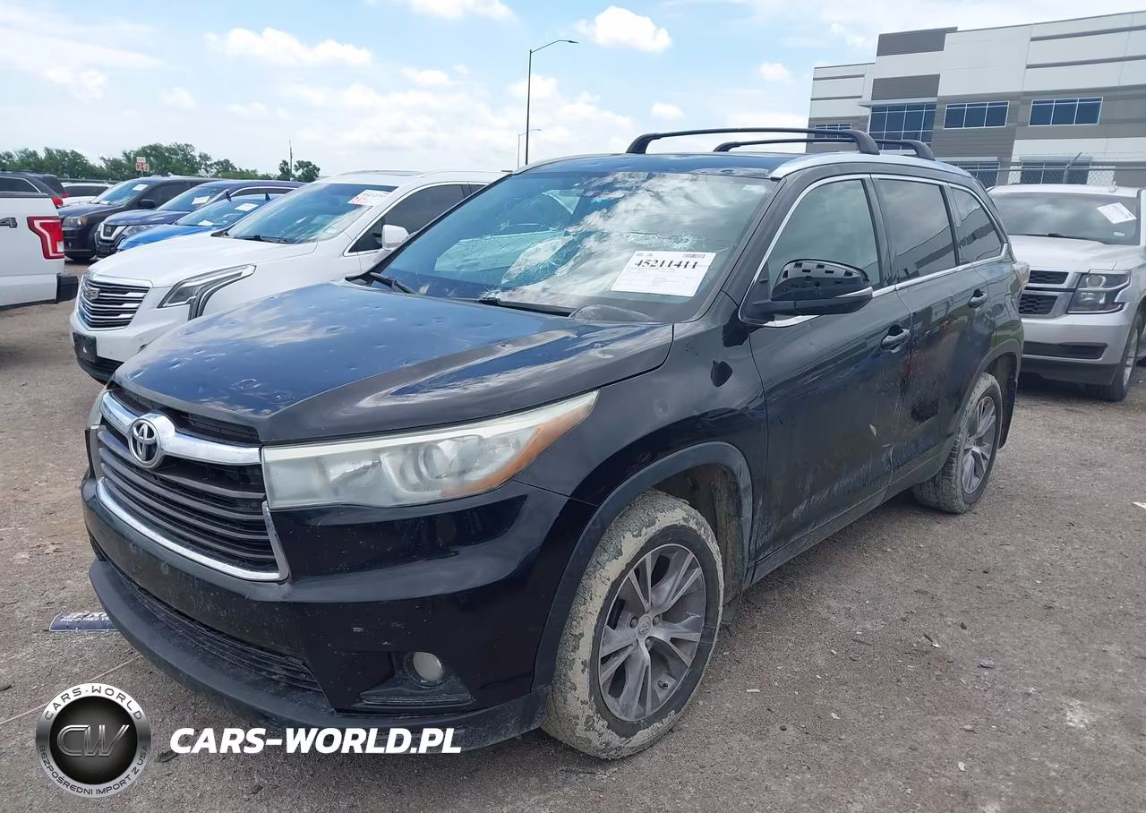 2015 Toyota Highlander Xle V6 VIN:5TDJKRFH7FS107407 - 2