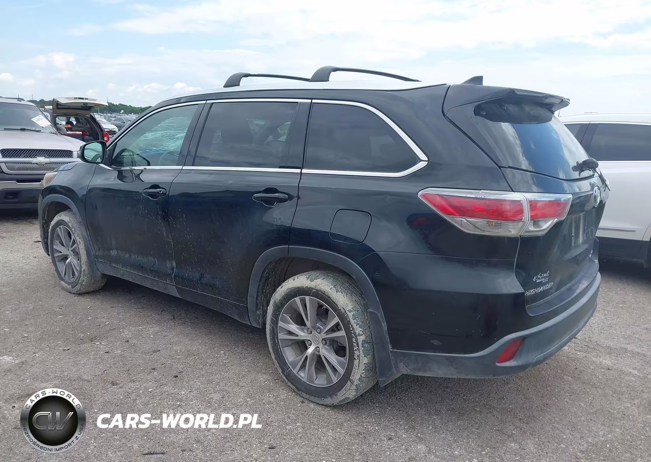 2015 Toyota Highlander Xle V6 VIN:5TDJKRFH7FS107407 - 3