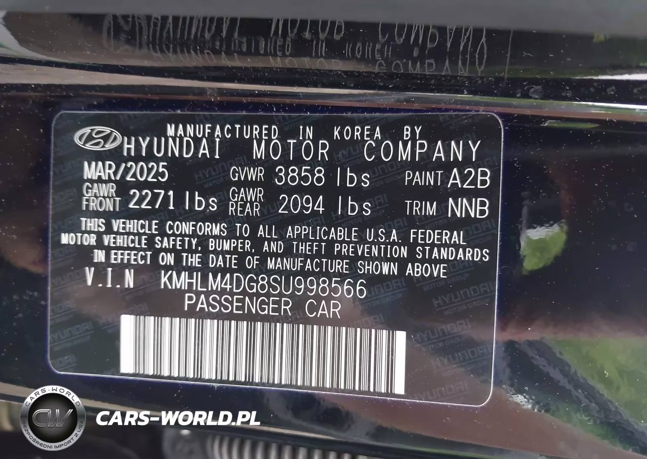 2025 Hyundai Elantra Sel Sport VIN:KMHLM4DG8SU998566 - 9