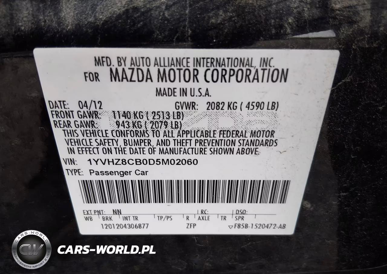2013 Mazda Mazda6 S Grand Touring VIN:1YVHZ8CB0D5M02060 - 9