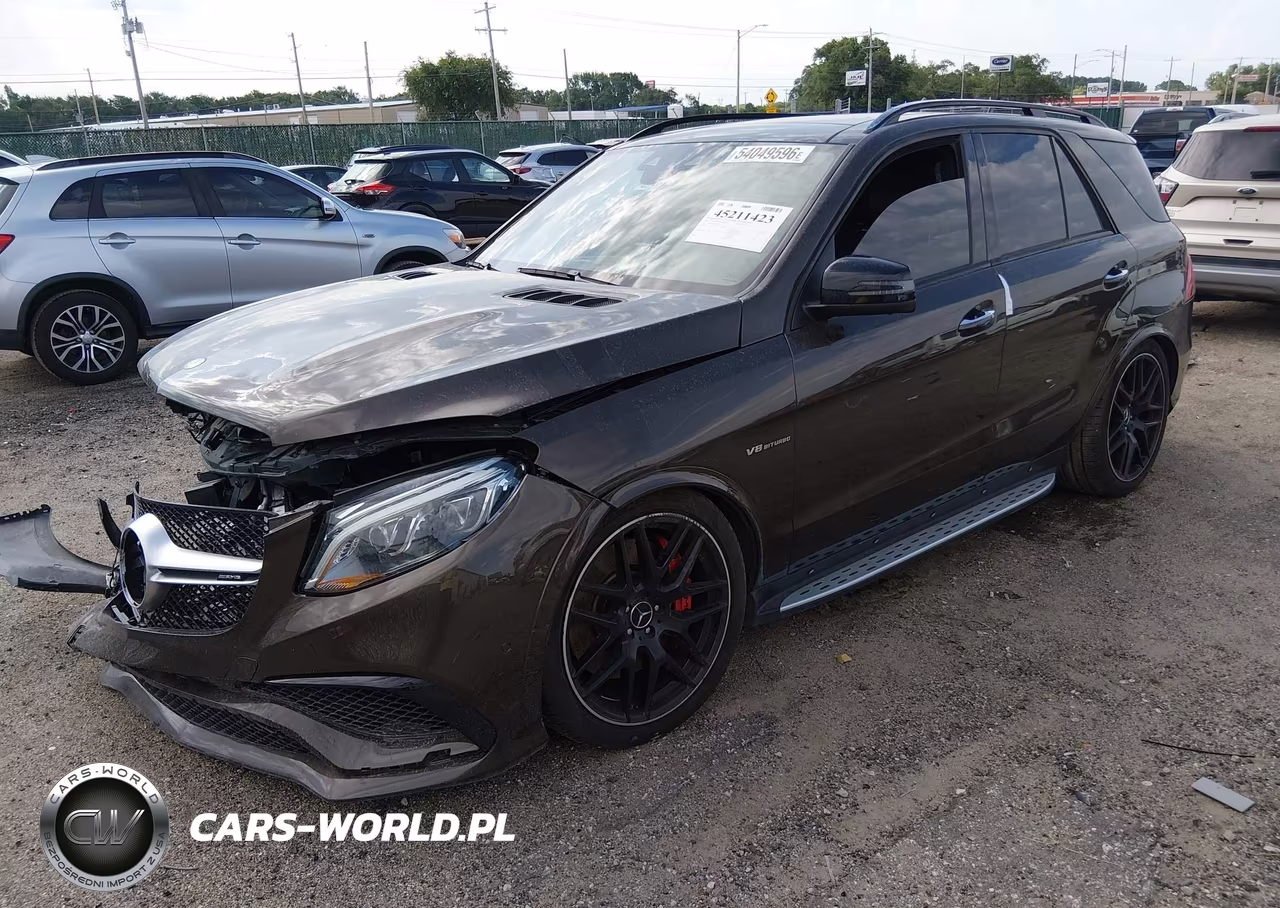 2017 Mercedes-Benz Amg Gle 63 S 4Matic VIN:4JGDA7FB1HA896276 - 2