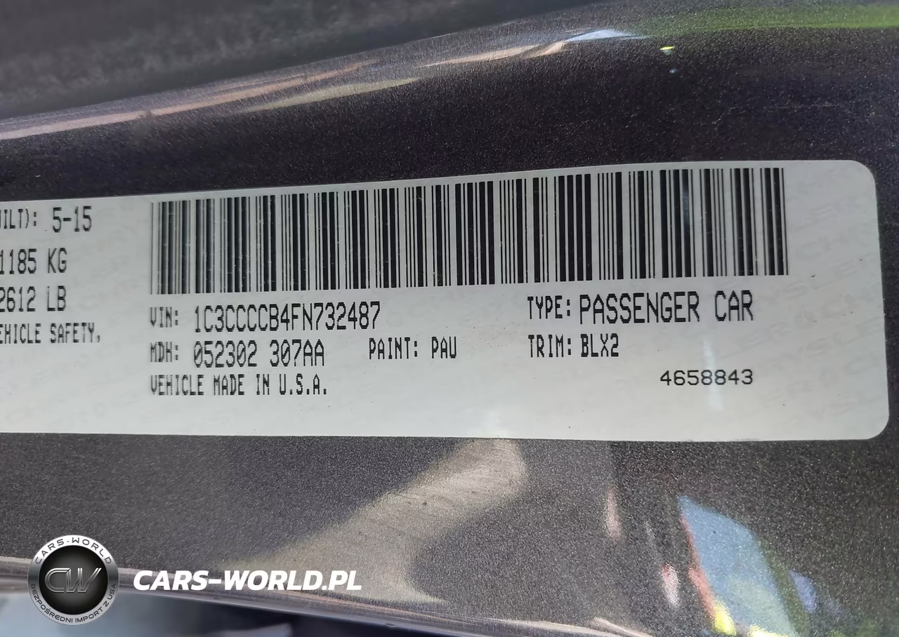 2015 Chrysler 200 C VIN:1C3CCCCB4FN732487 - 9