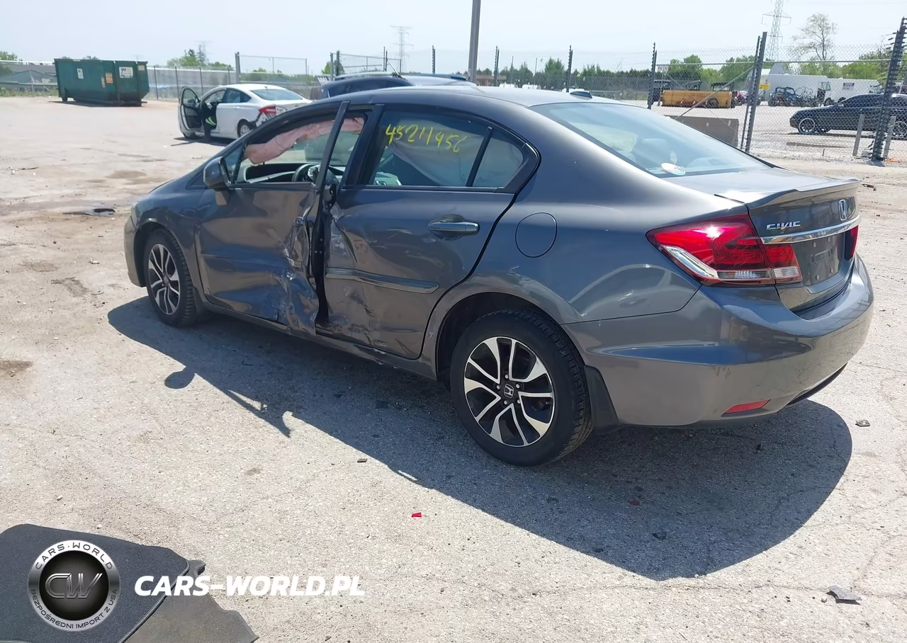 2013 Honda Civic Ex-L VIN:2HGFB2F97DH520236 - 3