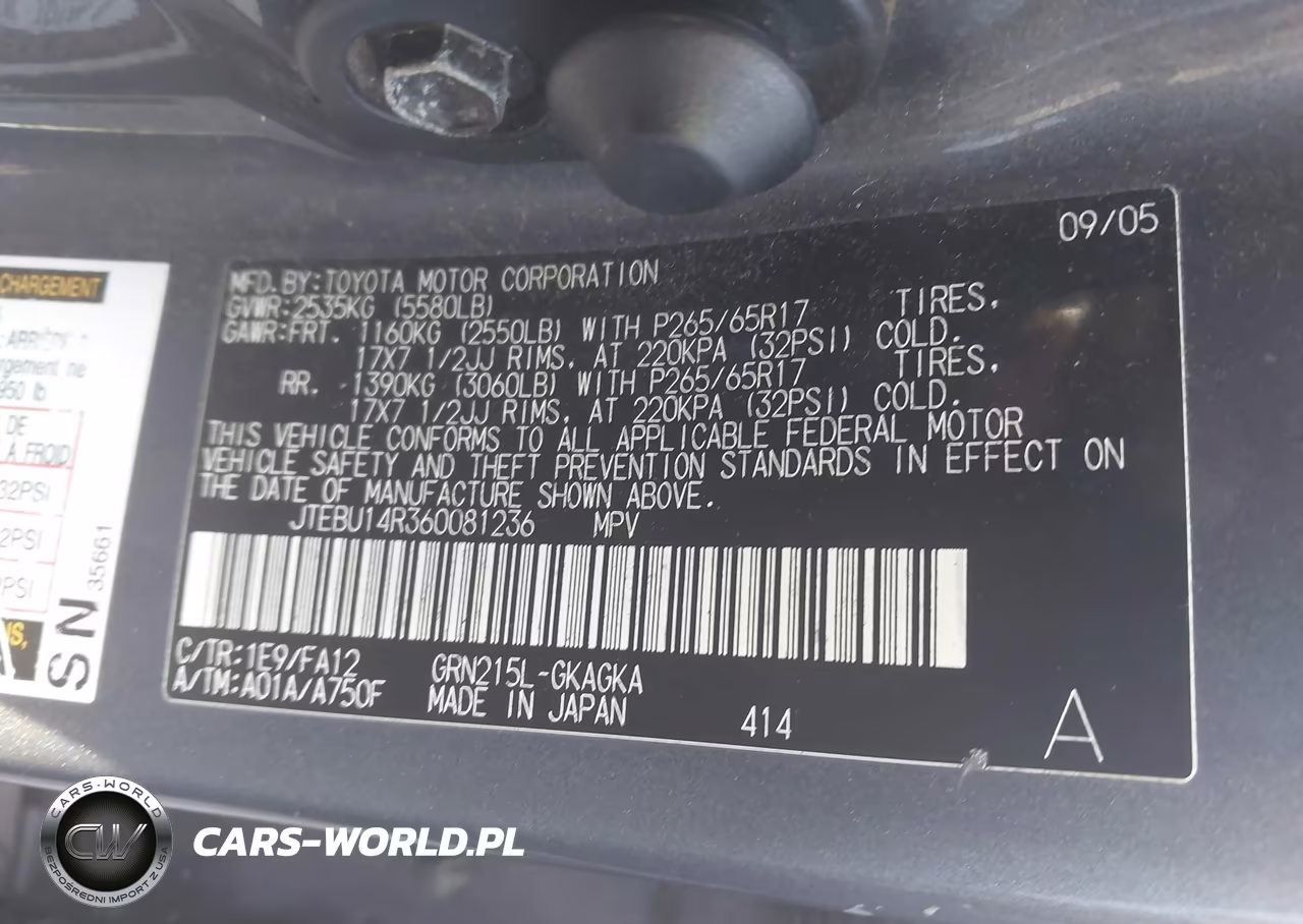 2006 Toyota 4Runner Sr5 V6 VIN:JTEBU14R360081236 - 9