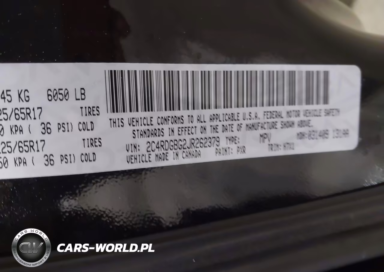 2018 Dodge Grand Caravan Se VIN:2C4RDGBG2JR262379 - 9