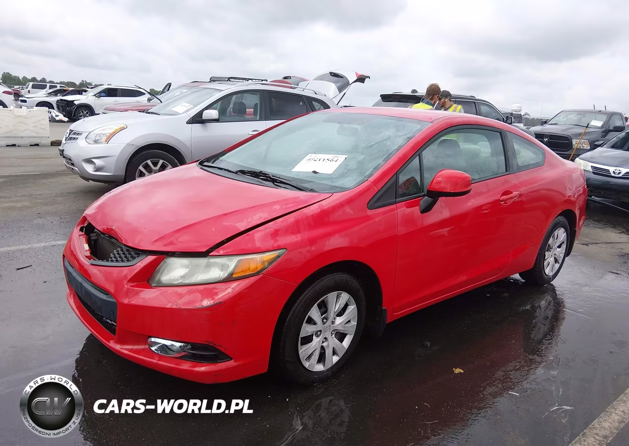 2012 Honda Civic Lx VIN:2HGFG3B55CH553809 - 2