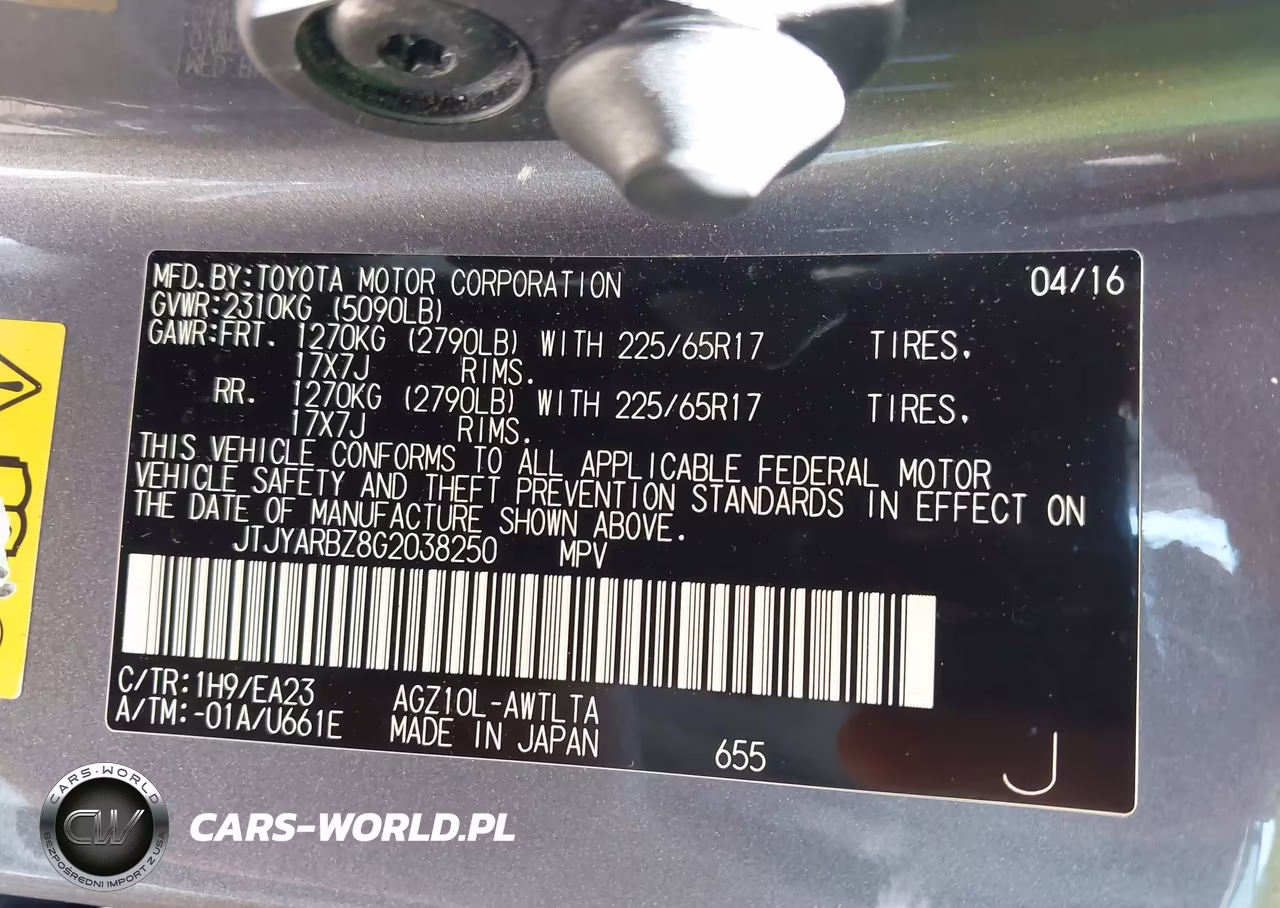 2016 Lexus Nx 200T VIN:JTJYARBZ8G2038250 - 9